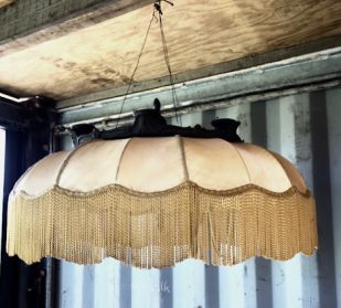 Nostalgische antieke vintage hanglamp (1 meter)