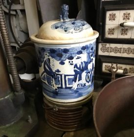 Chinese porceleinen voorraadpot 